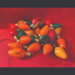 Vintage Christmas Bulbs – Mixed Colors (Set of 24)
